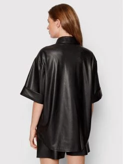 KARL LAGERFELD Γυναίκες Casual Πουκάμισα Πουκάμισο 221W1610 Μαύρο Regular Fit Μαύρο -KARL LAGERFELD Κατάστημα unnamed file 106