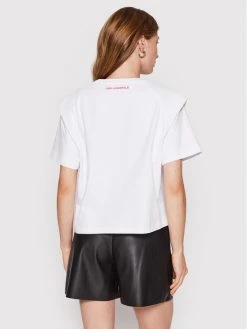 KARL LAGERFELD Γυναίκες T-shirts T-Shirt Logo 221W1717 Λευκό Relaxed Fit Λευκό -KARL LAGERFELD Κατάστημα unnamed file 111