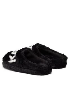 KARL LAGERFELD Γυναίκες Παντόφλες Σπιτιού Black Synth Fur KL40220 Μαύρο Μαύρο -KARL LAGERFELD Κατάστημα unnamed file 1156