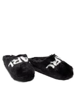KARL LAGERFELD Γυναίκες Παντόφλες Σπιτιού Black Synth Fur KL40220 Μαύρο Μαύρο -KARL LAGERFELD Κατάστημα unnamed file 1158