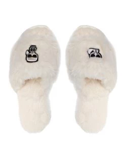 KARL LAGERFELD Γυναίκες Παντόφλες Σπιτιού KL49001T Λευκό Λευκό -KARL LAGERFELD Κατάστημα unnamed file 1237