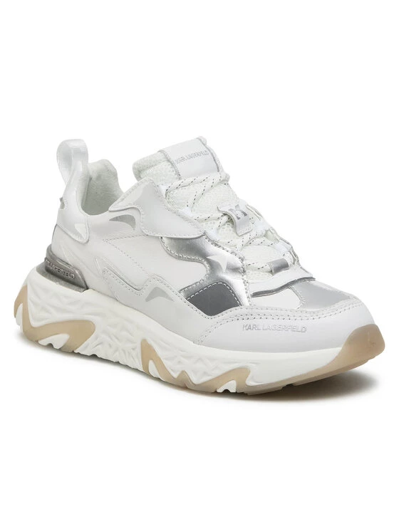 KARL LAGERFELD Γυναίκες Κλειστά Παπούτσια Αθλητικά KL62420 Λευκό Λευκό 1 KARL LAGERFELD Γυναίκες Κλειστά Παπούτσια Αθλητικά KL62420 Λευκό Λευκό