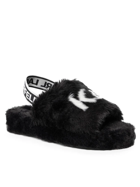 KARL LAGERFELD Γυναίκες Παντόφλες Σπιτιού KL40200 Μαύρο Μαύρο 1 KARL LAGERFELD Γυναίκες Παντόφλες Σπιτιού KL40200 Μαύρο Μαύρο