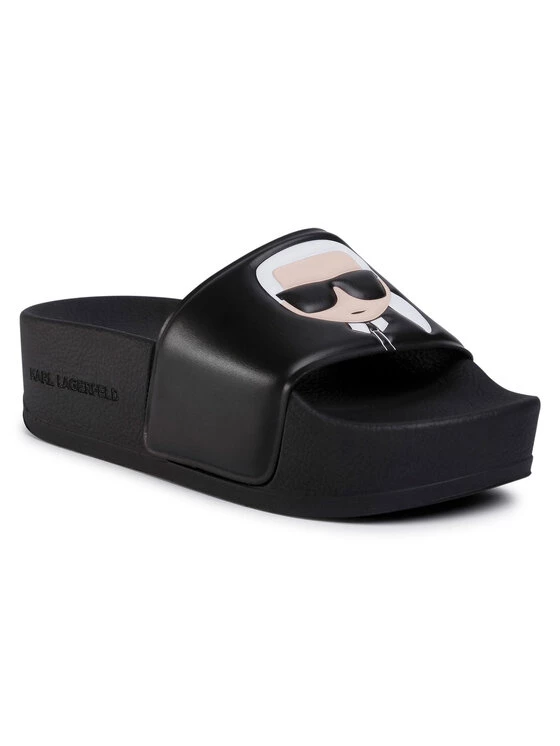 KARL LAGERFELD Γυναίκες Παντόφλες KL80805 Μαύρο Μαύρο 1 KARL LAGERFELD Γυναίκες Παντόφλες KL80805 Μαύρο Μαύρο