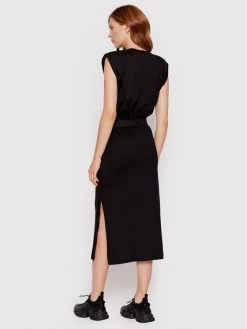 KARL LAGERFELD Γυναίκες Καθημερινά Φορέματα Φόρεμα καθημερινό Logo Tape 221W1351 Μαύρο Regular Fit Μαύρο -KARL LAGERFELD Κατάστημα unnamed file 136