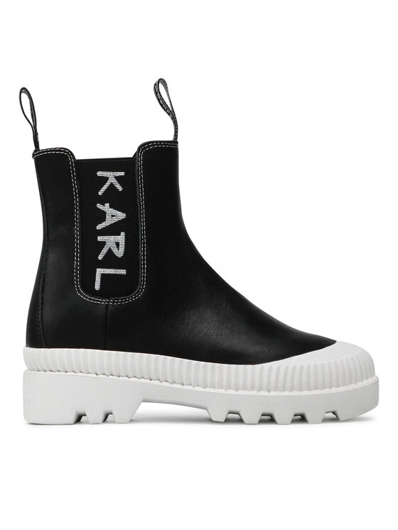 KARL LAGERFELD Γυναίκες Chelsea Boots Μποτάκια με λάστιχο KL42560 Μαύρο Μαύρο 2 KARL LAGERFELD Γυναίκες Chelsea Boots Μποτάκια με λάστιχο KL42560 Μαύρο Μαύρο - Image 2