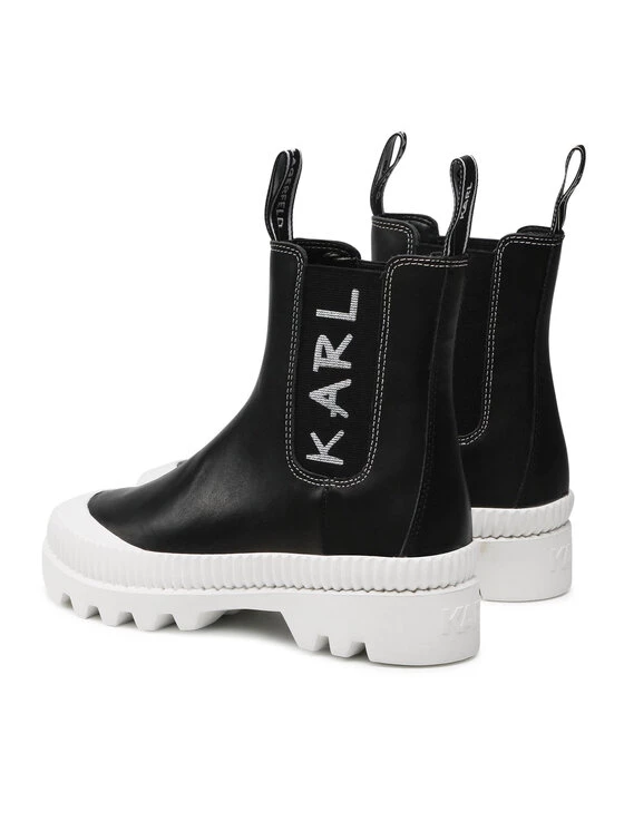 KARL LAGERFELD Γυναίκες Chelsea Boots Μποτάκια με λάστιχο KL42560 Μαύρο Μαύρο 3 KARL LAGERFELD Γυναίκες Chelsea Boots Μποτάκια με λάστιχο KL42560 Μαύρο Μαύρο - Image 3