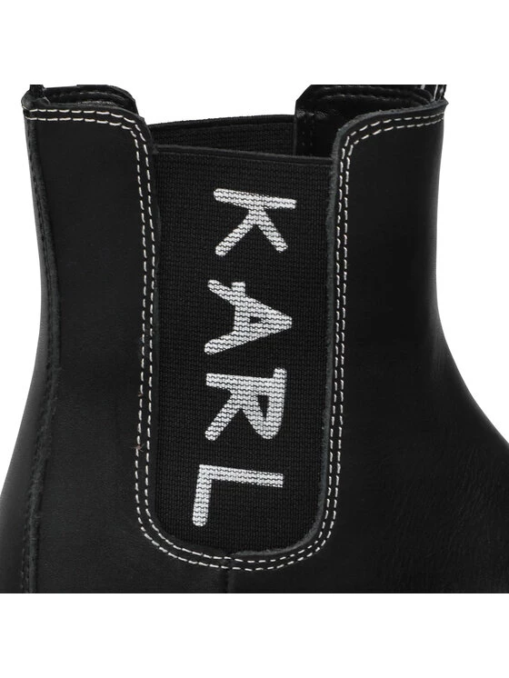 KARL LAGERFELD Γυναίκες Chelsea Boots Μποτάκια με λάστιχο KL42560 Μαύρο Μαύρο 6 KARL LAGERFELD Γυναίκες Chelsea Boots Μποτάκια με λάστιχο KL42560 Μαύρο Μαύρο - Image 6