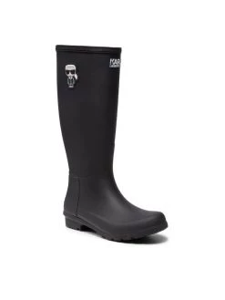 KARL LAGERFELD Γυναίκες Γαλότσες KL47090 Μαύρο Μαύρο