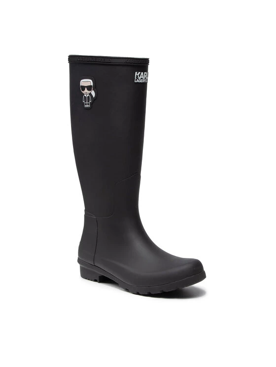 KARL LAGERFELD Γυναίκες Γαλότσες KL47090 Μαύρο Μαύρο 1 KARL LAGERFELD Γυναίκες Γαλότσες KL47090 Μαύρο Μαύρο