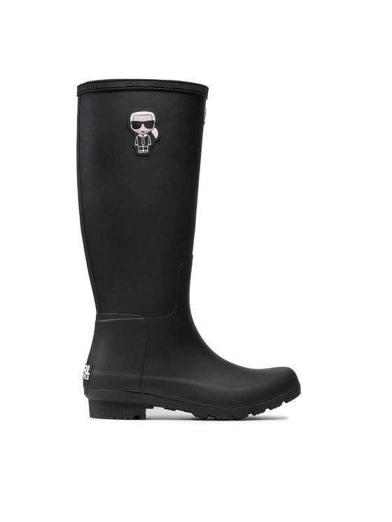 KARL LAGERFELD Γυναίκες Γαλότσες KL47090 Μαύρο Μαύρο 2 KARL LAGERFELD Γυναίκες Γαλότσες KL47090 Μαύρο Μαύρο - Image 2