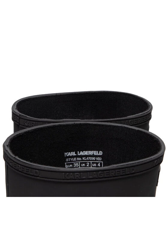 KARL LAGERFELD Γυναίκες Γαλότσες KL47090 Μαύρο Μαύρο 6 KARL LAGERFELD Γυναίκες Γαλότσες KL47090 Μαύρο Μαύρο - Image 6