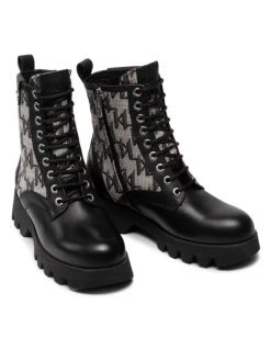 KARL LAGERFELD Γυναίκες Biker Μποτάκια Ορειβατικά παπούτσια KL41161 Μαύρο Μαύρο -KARL LAGERFELD Κατάστημα unnamed file 1414