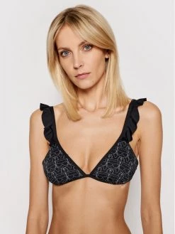 KARL LAGERFELD Γυναίκες Μπικίνι πάνω μέρος KL21WTP14 Μαύρο Μαύρο