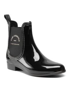 KARL LAGERFELD Γυναίκες Γαλότσες KL94770 Μαύρο Μαύρο