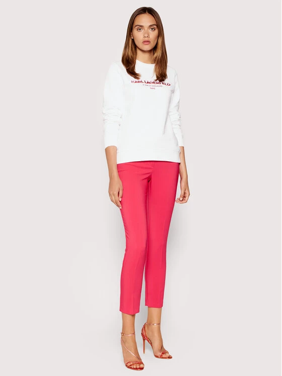 KARL LAGERFELD Γυναίκες Μπλούζες Μπλούζα Graphic Logo 215W1801 Λευκό Regular Fit Λευκό 2 KARL LAGERFELD Γυναίκες Μπλούζες Μπλούζα Graphic Logo 215W1801 Λευκό Regular Fit Λευκό - Image 2