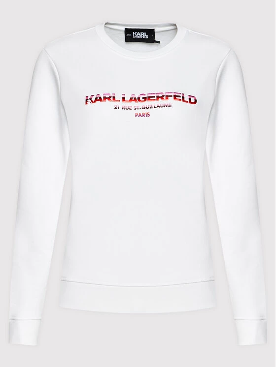 KARL LAGERFELD Γυναίκες Μπλούζες Μπλούζα Graphic Logo 215W1801 Λευκό Regular Fit Λευκό 5 KARL LAGERFELD Γυναίκες Μπλούζες Μπλούζα Graphic Logo 215W1801 Λευκό Regular Fit Λευκό - Image 5