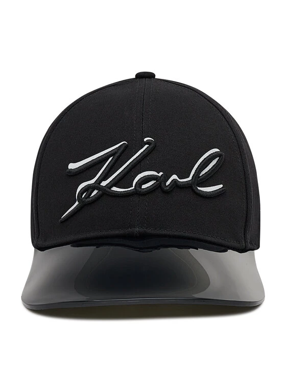 KARL LAGERFELD Άνδρες Καπέλα Μπέιζμπολ Καπέλο Jockey 215W3409 Μαύρο Μαύρο 2 KARL LAGERFELD Άνδρες Καπέλα Μπέιζμπολ Καπέλο Jockey 215W3409 Μαύρο Μαύρο - Image 2