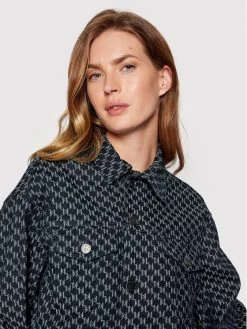 KARL LAGERFELD Γυναίκες Τζιν Μπουφάν Τζιν μπουφάν Monogram 221W1481 Σκούρο μπλε Relaxed Fit Σκούρο μπλε -KARL LAGERFELD Κατάστημα unnamed file 152