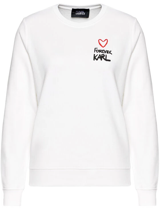 KARL LAGERFELD Γυναίκες Μπλούζες Μπλούζα Forever 205W1810 Λευκό Regular Fit Λευκό 5 KARL LAGERFELD Γυναίκες Μπλούζες Μπλούζα Forever 205W1810 Λευκό Regular Fit Λευκό - Image 5