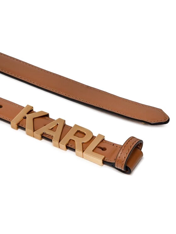 KARL LAGERFELD Γυναίκες Ζώνες Ζώνη Γυναικεία 225W3154 Καφέ Καφέ 2 KARL LAGERFELD Γυναίκες Ζώνες Ζώνη Γυναικεία 225W3154 Καφέ Καφέ - Image 2