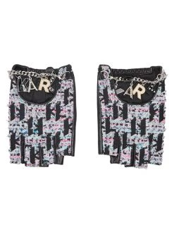 KARL LAGERFELD Γυναίκες Δερμάτινα γάντια Γάντια Γυναικεία 225W3605 Έγχρωμο Έγχρωμο