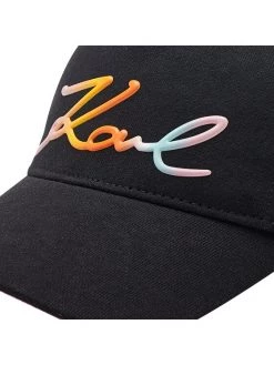 KARL LAGERFELD Γυναίκες Καπέλα Μπέιζμπολ Καπέλο Jockey Signature Multi Print 225W3419 Μαύρο Μαύρο -KARL LAGERFELD Κατάστημα unnamed file 1617