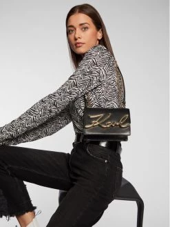 KARL LAGERFELD Γυναίκες Τσάντες Βραδινές Τσάντα 225W3041 Μαύρο Μαύρο -KARL LAGERFELD Κατάστημα unnamed file 1803