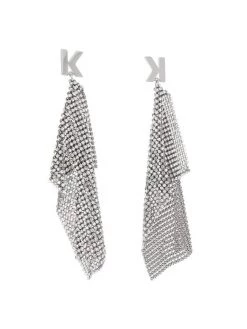 KARL LAGERFELD Γυναίκες Σκουλαρίκια 225W3923 Ασημί Ασημί