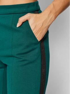 KARL LAGERFELD Γυναίκες Υφασμάτινα Παντελόνια Παντελόνι υφασμάτινο Punto 220W1002 Πράσινο Regular Fit Πράσινο -KARL LAGERFELD Κατάστημα unnamed file 199