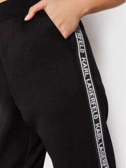 KARL LAGERFELD Γυναίκες Παντελόνια Φόρμας Παντελόνι φόρμας Double Jersey 220W1031 Μαύρο Regular Fit Μαύρο -KARL LAGERFELD Κατάστημα unnamed file 204