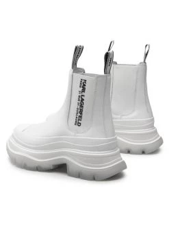 KARL LAGERFELD Γυναίκες Biker Μποτάκια Μποτάκια με λάστιχο KL42944 Λευκό Λευκό -KARL LAGERFELD Κατάστημα unnamed file 2067