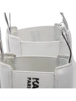 KARL LAGERFELD Γυναίκες Biker Μποτάκια Μποτάκια με λάστιχο KL42944 Λευκό Λευκό -KARL LAGERFELD Κατάστημα unnamed file 2069