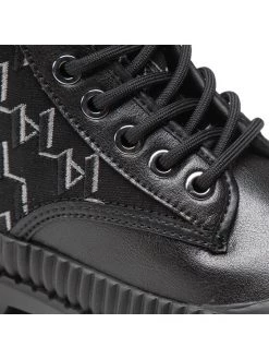 KARL LAGERFELD Γυναίκες Biker Μποτάκια Ορειβατικά παπούτσια KL42552 Μαύρο Μαύρο -KARL LAGERFELD Κατάστημα unnamed file 2076