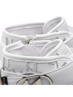 KARL LAGERFELD Γυναίκες Biker Μποτάκια Ορειβατικά παπούτσια KL42552 Λευκό Λευκό -KARL LAGERFELD Κατάστημα unnamed file 2081