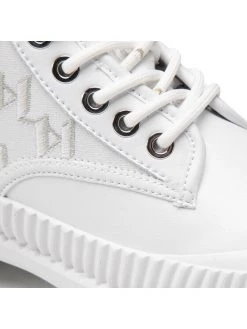 KARL LAGERFELD Γυναίκες Biker Μποτάκια Ορειβατικά παπούτσια KL42552 Λευκό Λευκό -KARL LAGERFELD Κατάστημα unnamed file 2082