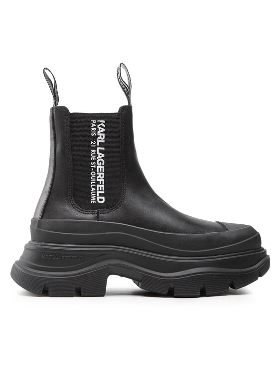 KARL LAGERFELD Γυναίκες Chelsea Boots Μποτάκια με λάστιχο KL42944 Μαύρο Μαύρο 2 KARL LAGERFELD Γυναίκες Chelsea Boots Μποτάκια με λάστιχο KL42944 Μαύρο Μαύρο - Image 2