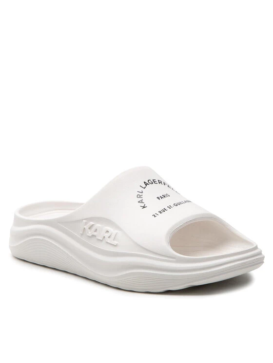 KARL LAGERFELD Γυναίκες Παντόφλες KL85008 Λευκό Λευκό 1 KARL LAGERFELD Γυναίκες Παντόφλες KL85008 Λευκό Λευκό