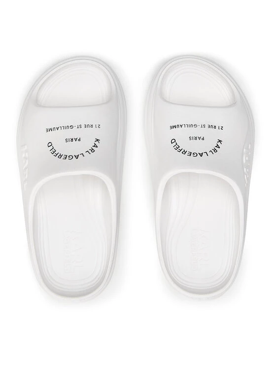 KARL LAGERFELD Γυναίκες Παντόφλες KL85008 Λευκό Λευκό 5 KARL LAGERFELD Γυναίκες Παντόφλες KL85008 Λευκό Λευκό - Image 5