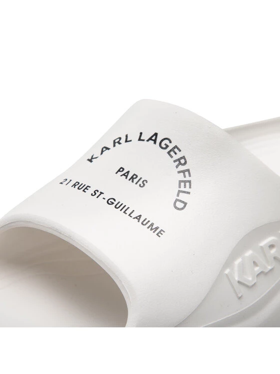 KARL LAGERFELD Γυναίκες Παντόφλες KL85008 Λευκό Λευκό 6 KARL LAGERFELD Γυναίκες Παντόφλες KL85008 Λευκό Λευκό - Image 6