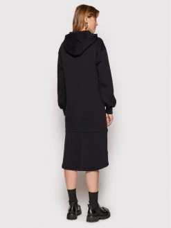 KARL LAGERFELD Γυναίκες Πλεκτά Φορέματα Φόρεμα υφασμάτινο Peplum 220W1354 Μαύρο Regular Fit Μαύρο -KARL LAGERFELD Κατάστημα unnamed file 222