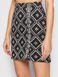 KARL LAGERFELD Γυναίκες Φούστα Mini Boucle 220W1204 Μαύρο Regular Fit Μαύρο