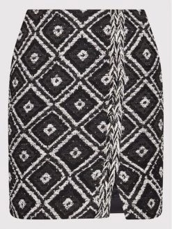 KARL LAGERFELD Γυναίκες Φούστα Mini Boucle 220W1204 Μαύρο Regular Fit Μαύρο -KARL LAGERFELD Κατάστημα unnamed file 229