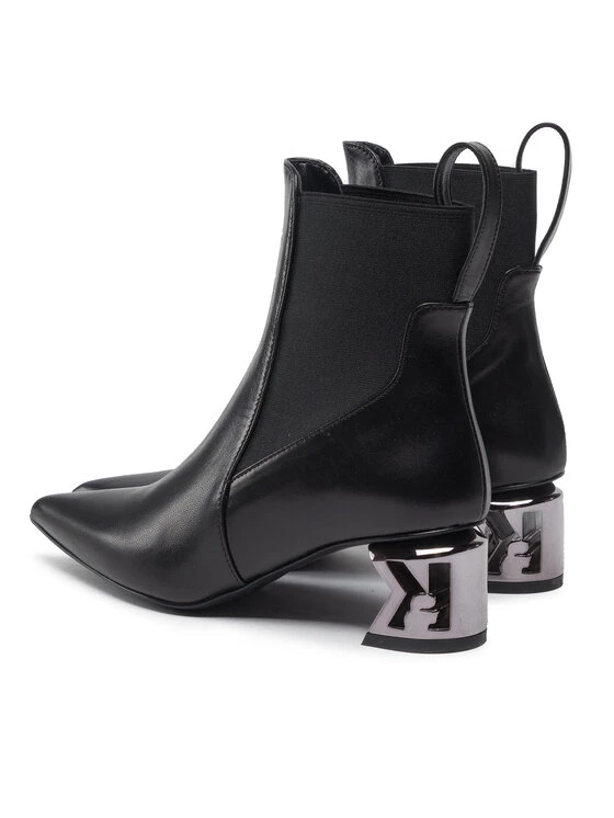 KARL LAGERFELD Γυναίκες Biker Μποτάκια Μποτάκια KL30635 Μαύρο Μαύρο 3 KARL LAGERFELD Γυναίκες Biker Μποτάκια Μποτάκια KL30635 Μαύρο Μαύρο - Image 3