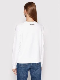 KARL LAGERFELD Γυναίκες Μπλούζες Μπλούζα Ikonik Mini Rhinestone 216W1831 Λευκό Relaxed Fit Λευκό -KARL LAGERFELD Κατάστημα unnamed file 232