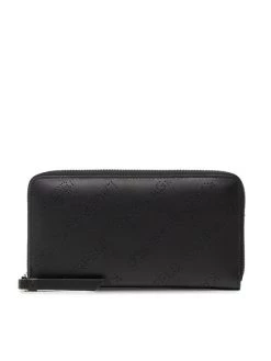 KARL LAGERFELD Γυναίκες Πορτοφόλια Μεγάλο Πορτοφόλι Γυναικείο 221W3225 Μαύρο Μαύρο