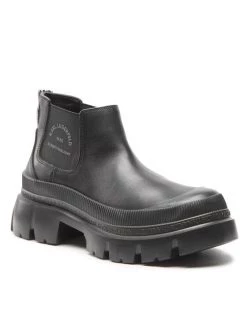 KARL LAGERFELD Γυναίκες Biker Μποτάκια Μποτάκια με λάστιχο KL43530 Μαύρο Μαύρο