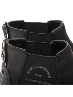 KARL LAGERFELD Γυναίκες Biker Μποτάκια Μποτάκια με λάστιχο KL43530 Μαύρο Μαύρο -KARL LAGERFELD Κατάστημα unnamed file 2340