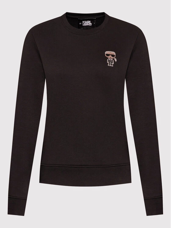 KARL LAGERFELD Γυναίκες Μπλούζες Μπλούζα Ikonik Mini Rhinestone 216W1831 Μαύρο Relaxed Fit Μαύρο 5 KARL LAGERFELD Γυναίκες Μπλούζες Μπλούζα Ikonik Mini Rhinestone 216W1831 Μαύρο Relaxed Fit Μαύρο - Image 5