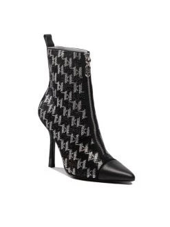 KARL LAGERFELD Γυναίκες Biker Μποτάκια Μποτάκια KL30951 Μαύρο Μαύρο